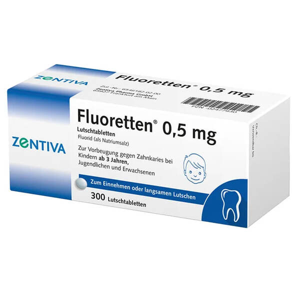 FLUORETTEN 0,5 mg Tabletten 300 st