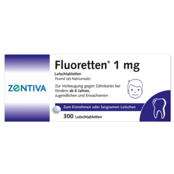 FLUORETTEN 1,0 mg Tabletten 300 st