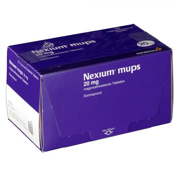 NEXIUM mups 20 mg magensaftresistente Tabletten 90 St