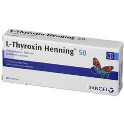 L-THYROXIN 50 Henning Tabletten 100 St