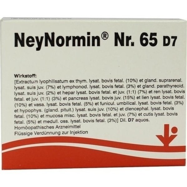 NEYNORMIN Nr.65 D 7 Ampullen 5X2 ml