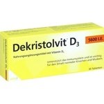 DEKRISTOLVIT D3 5.600 I.E. Tabletten 30 St