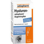 HYALURON-RATIOPHARM Augentropfen 2X10 ml