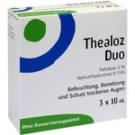 THEALOZ Duo Augentropfen 3X10 ml