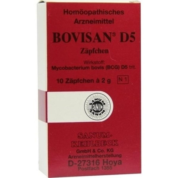BOVISAN D 5 Suppositorien 10X2 g