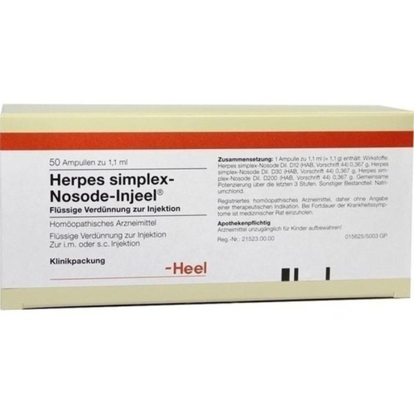 HERPES SIMPLEX Nosode Injeel Ampullen 50 St