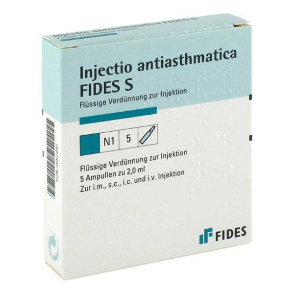 INJECTIO antiasthmatica Fides S Ampullen 5X2 ml