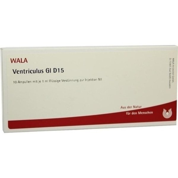 VENTRICULUS GL D 15 Ampullen 10X1 ml