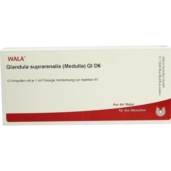 GLANDULA SUPRARENALES Medulla GL D 6 Ampullen 10X1 ml