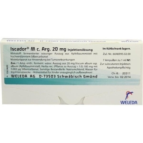 ISCADOR M c.Arg 20 mg Injektionslösung 7X1 ml