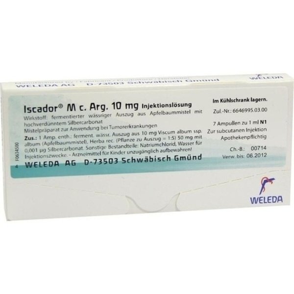 ISCADOR M c.Arg 10 mg Injektionslösung 7X1 ml