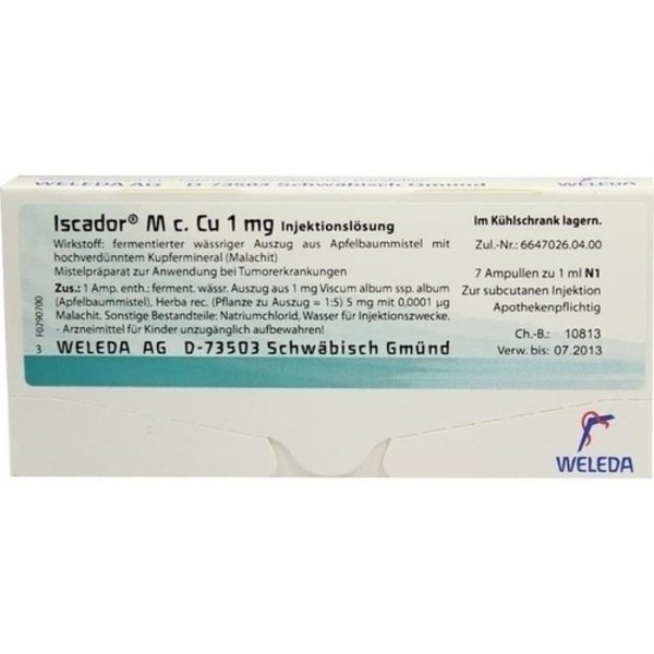 ISCADOR M c.Cu 1 mg Injektionslösung 7X1 ml