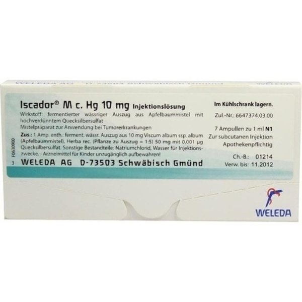 ISCADOR M c.Hg 10 mg Injektionslösung 7X1 ml