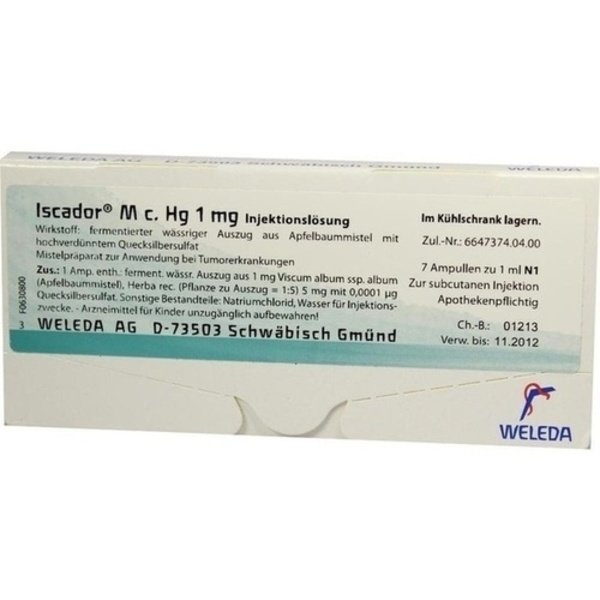 ISCADOR M c.Hg 1 mg Injektionslösung 7X1 ml