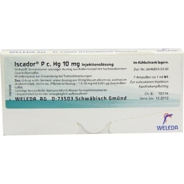 ISCADOR P c.Hg 10 mg Injektionslösung 7X1 ml