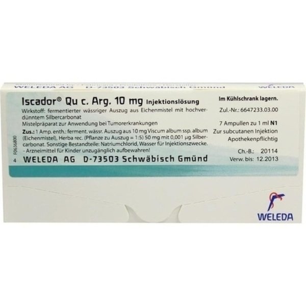 ISCADOR Qu c.Arg 10 mg Injektionslösung 7X1 ml
