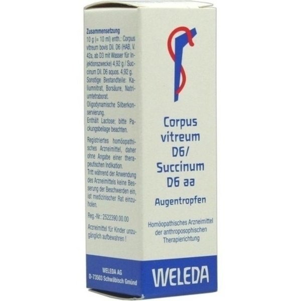 CORPUS VITREUM D 6 / Succinum D 6 aa Augentropfen 10 ml