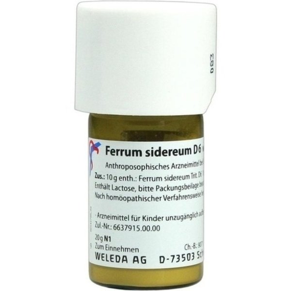 FERRUM SIDEREUM D 6 Trituration 20 g