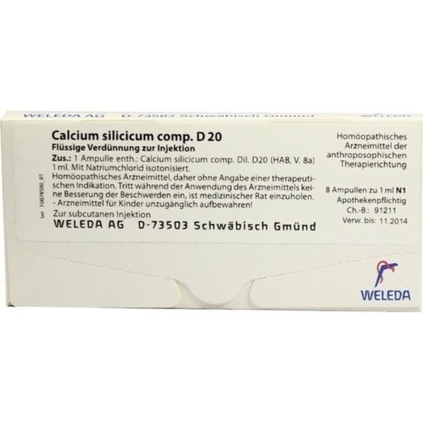 CALCIUM SILICICUM COMP.D 20 Ampullen 8X1 ml
