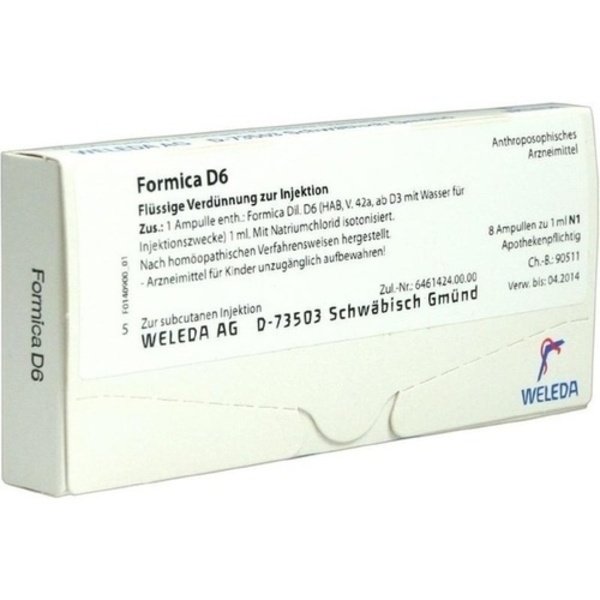 FORMICA D 6 Ampullen 8X1 ml