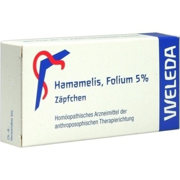 HAMAMELIS FOLIUM 5% Suppositorien 10 St