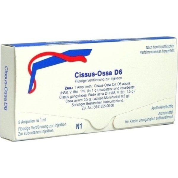 CISSUS-OSSA D 6 Ampullen 8X1 ml