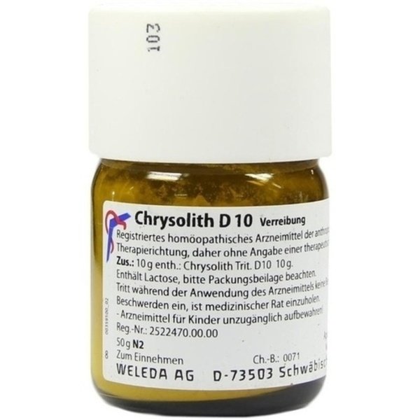 CHRYSOLITH D 10 Trituration 50 g