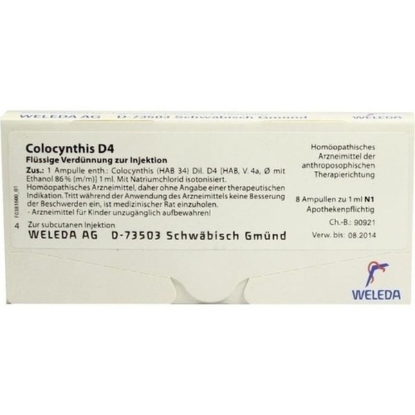 COLOCYNTHIS D 4 Ampullen 8X1 ml
