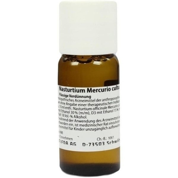 NASTURTIUM MERCURIO cultum D 3 Dilution 50 ml