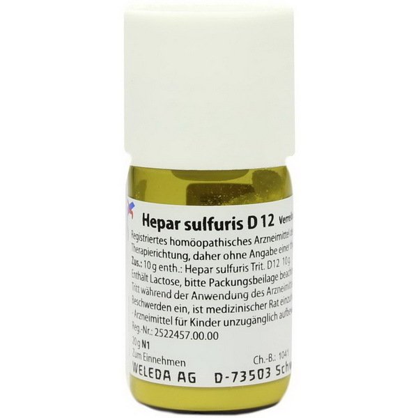 Hepar sulfuris D12 20 G